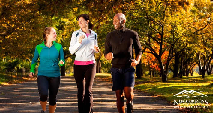 get outside and exercise for better mental health | NHWS | Mental Health Therapy Clinic