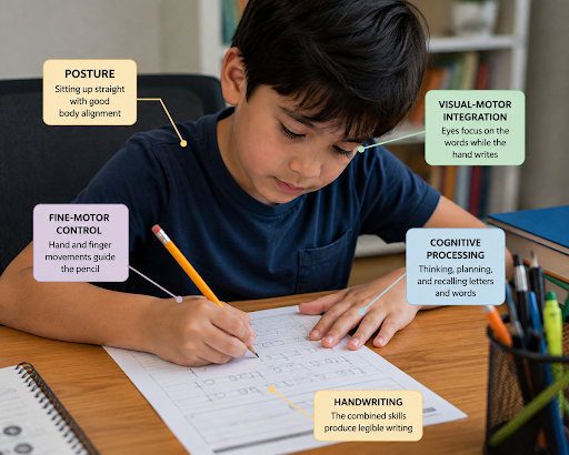The Complex Motor and Neurological Mechanics of Handwriting 